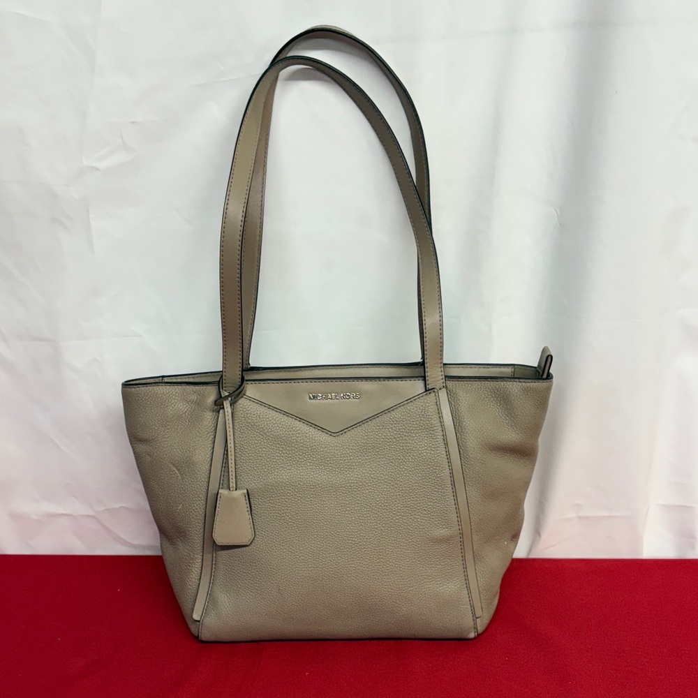 Michael Kors Beige Leather Tote
